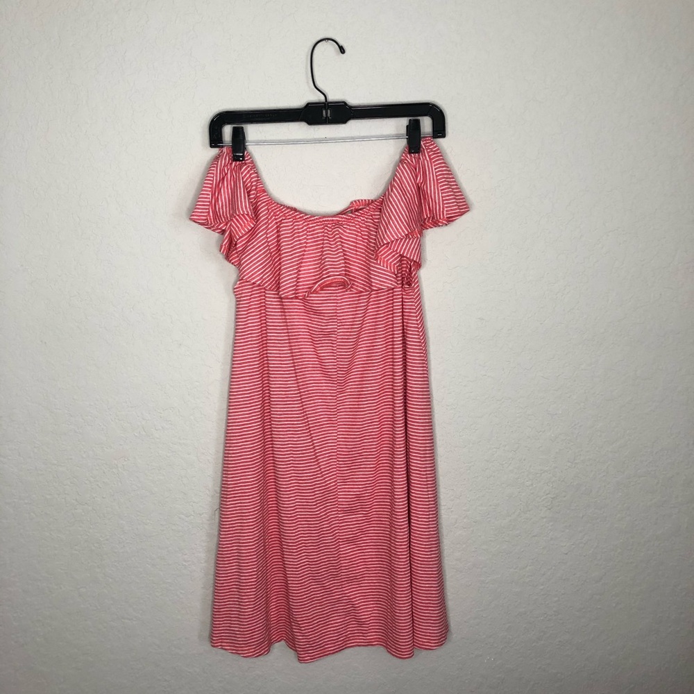 Lagaci | Beautiful Escape Ruffle Dress Red Large - Picture 4 of 7